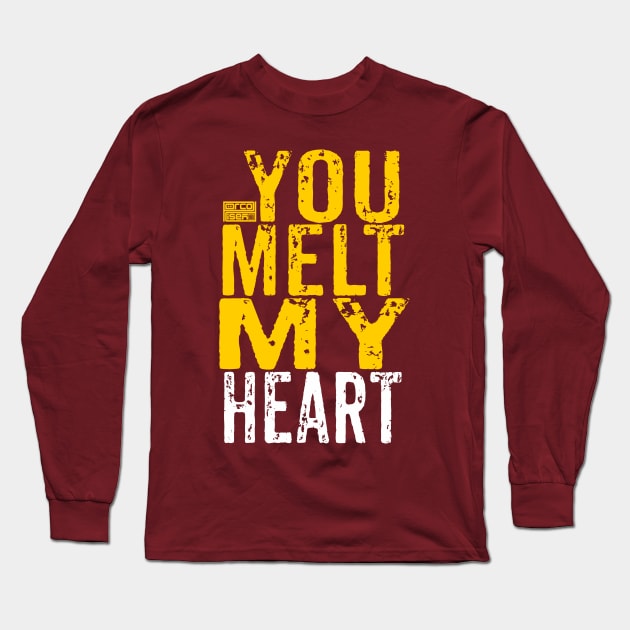 You Melt My Heart Sweet Love Lover Valentine's Day Long Sleeve T-Shirt by porcodiseno